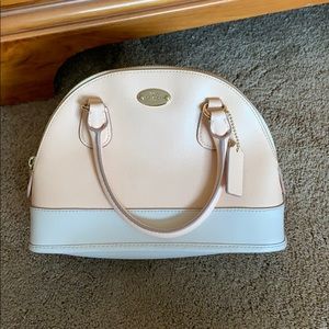 Peach colored Coach bag
